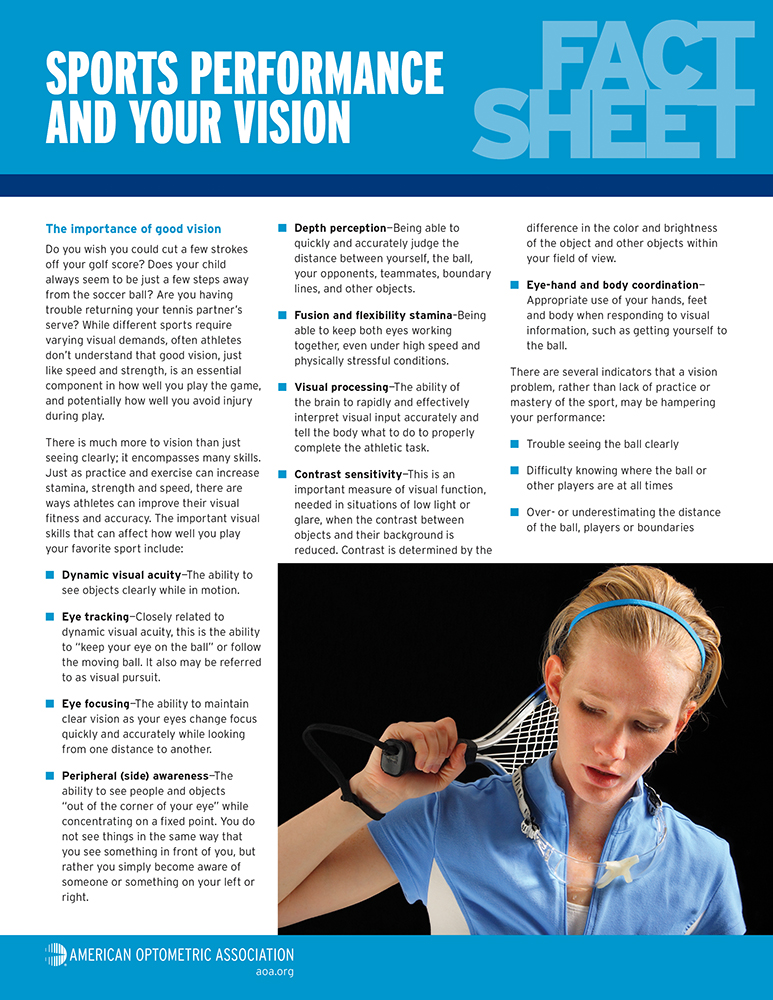 Contact Lens Spectrum - A Primer on Providing Sports Vision