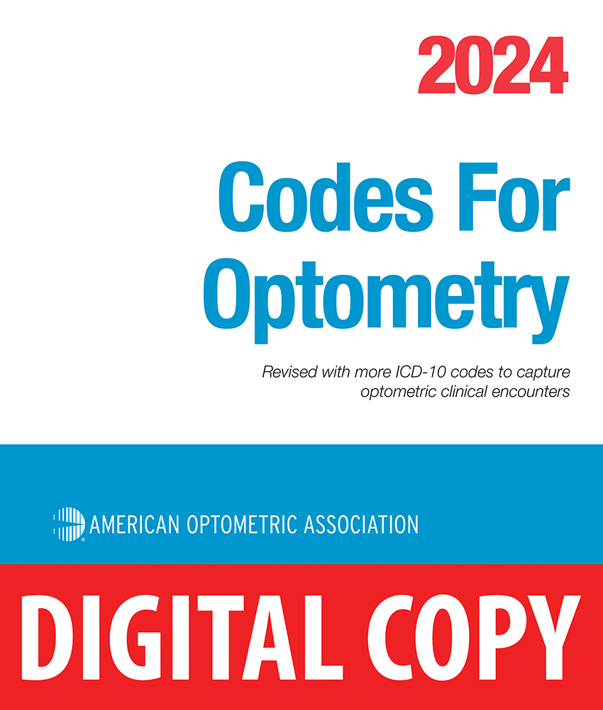 2024 AOA Codes for Optometry Book & AOA Common ICD
